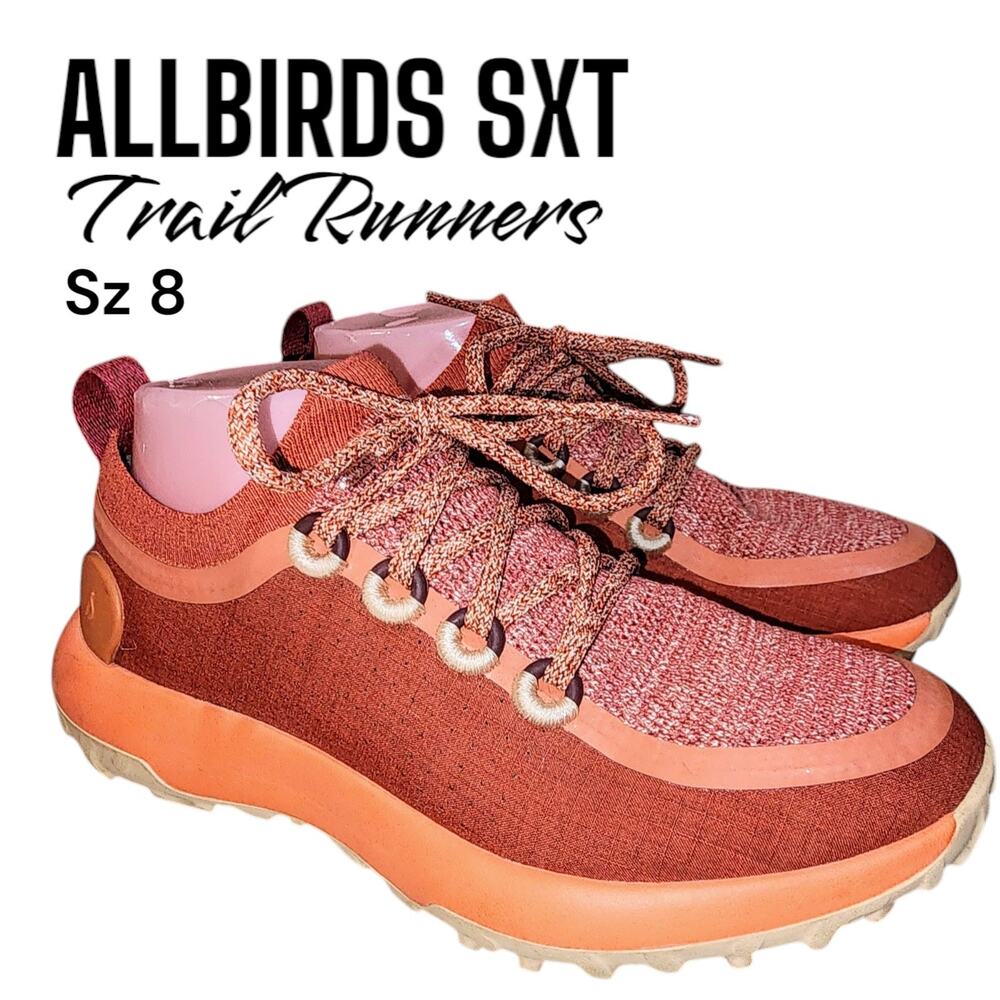 Allbirds SXT Trail Runners in Red and Orange